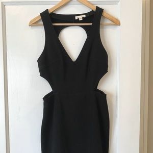 Urban Outfitters Silence&Noise black cut out dress